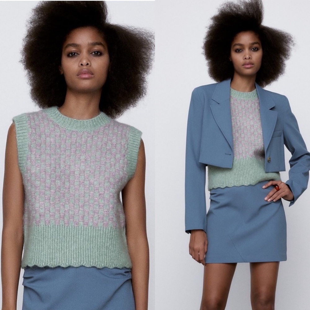 Zara Pastel Vest